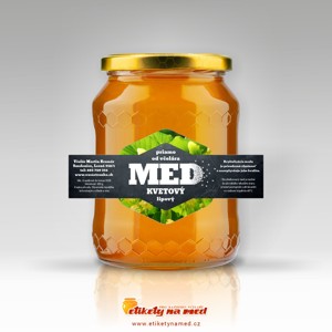 Etiketa na med - emvh-17