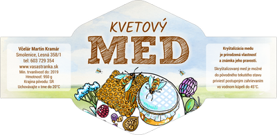 Etiketa na med - emvh-21