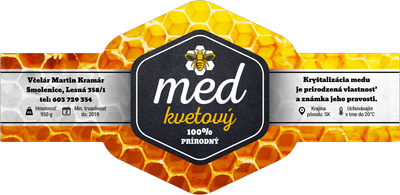 Etiketa na med - emvh-30