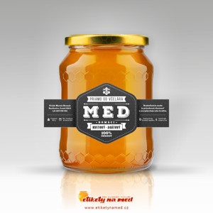 Etiketa na med - emvh-40