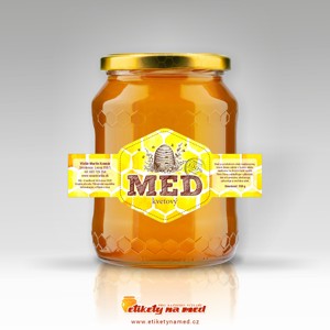 Etiketa na med - emvh-6
