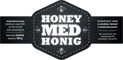 Etiketa na med - emvh-73