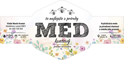 Etiketa na med - emvh-81