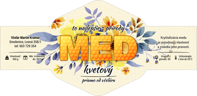 Etiketa na med - emvh-83