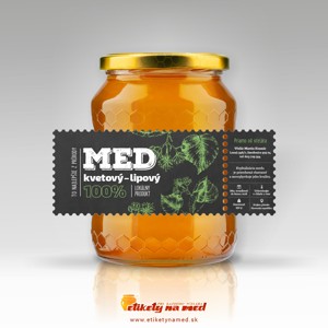 Etiketa na med - emvz - 105