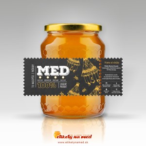 Etiketa na med - emvz - 108