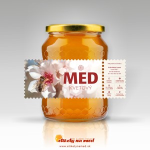 Etiketa na med - emvz -  37
