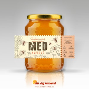 Etiketa na med - emvz -  39