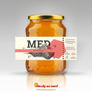 Etiketa na med - emvz - 74
