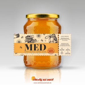 Etiketa na med - emvz - 85