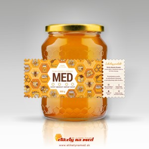 Etiketa na med - emvz - 89