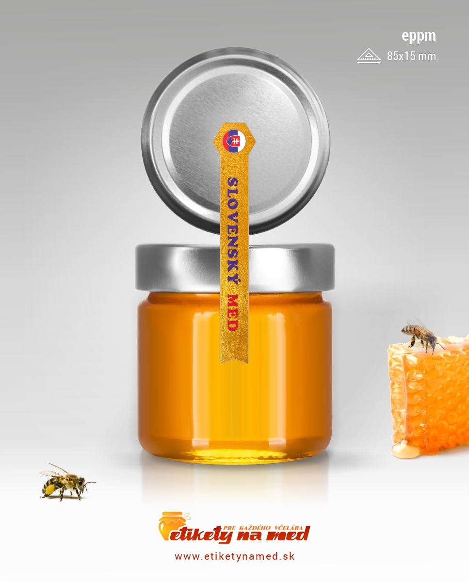 Pečatn&aacute; p&aacute;ska na med 85x15 - eppm 46