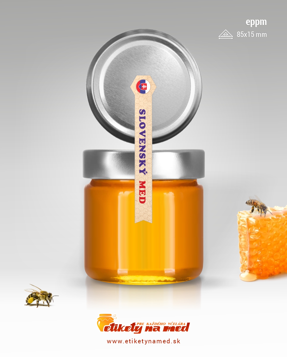 Pečatn&aacute; p&aacute;ska na med 85x15 - eppm 47