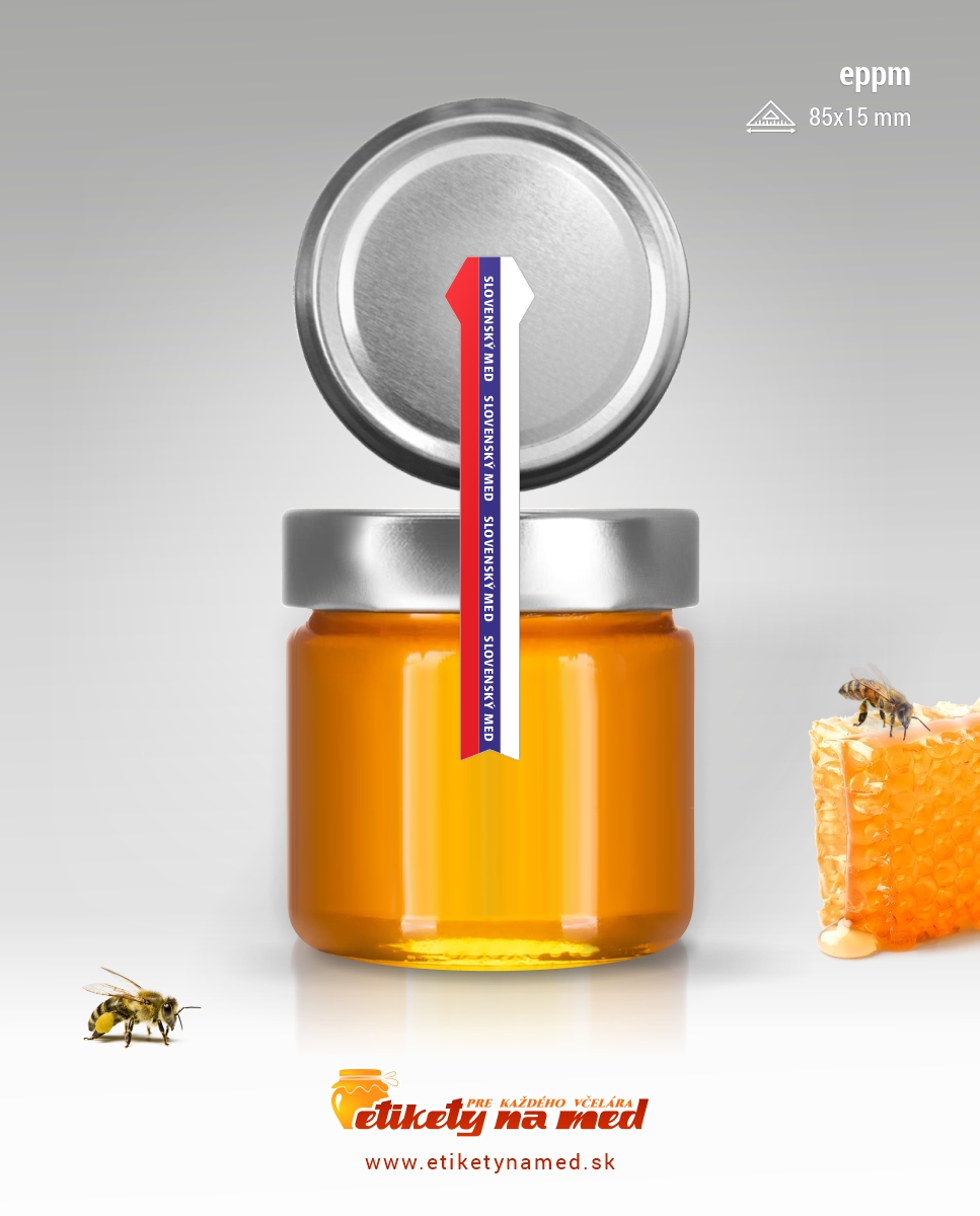 Pečatn&aacute; p&aacute;ska na med 85x15 - eppm 49