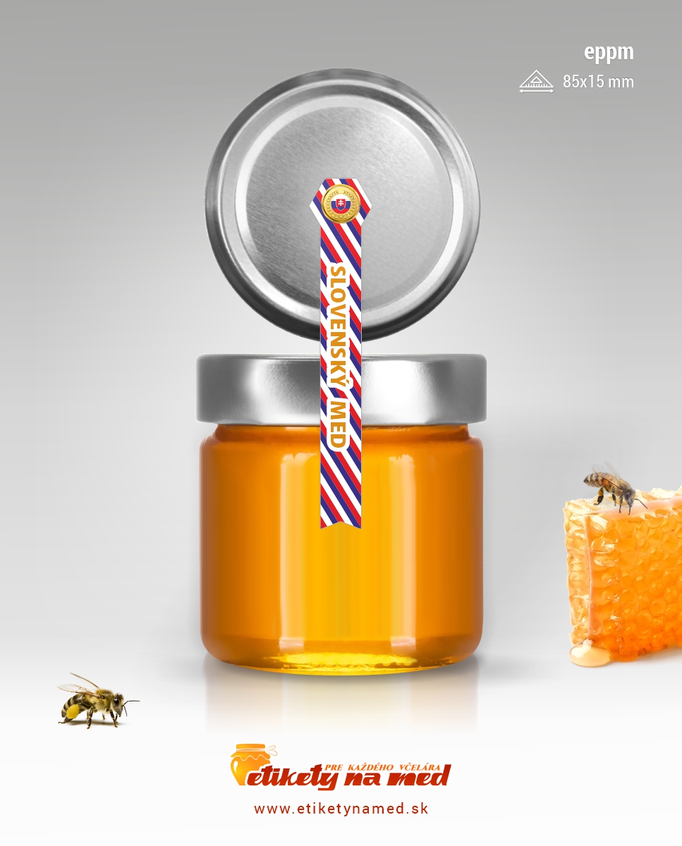 Pečatn&aacute; p&aacute;ska na med 85x15 - eppm 51